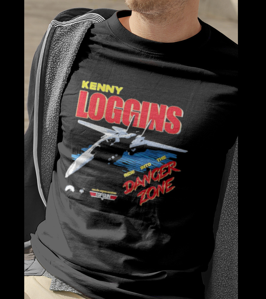 Kenny Loggins Ride Into The Danger Zone Top Gun Original Soundtrack T-Shirt