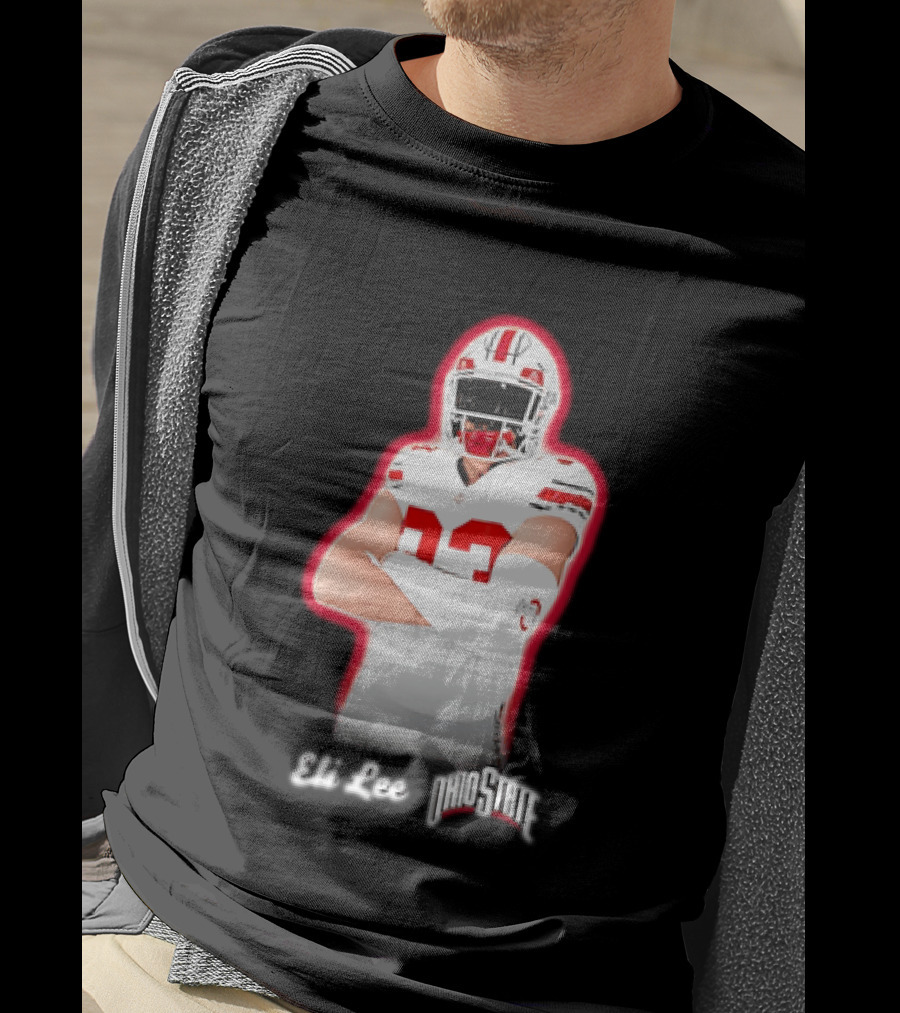 Ohio State Buckeyes Eli Lee 33 Football Player T-Shirt