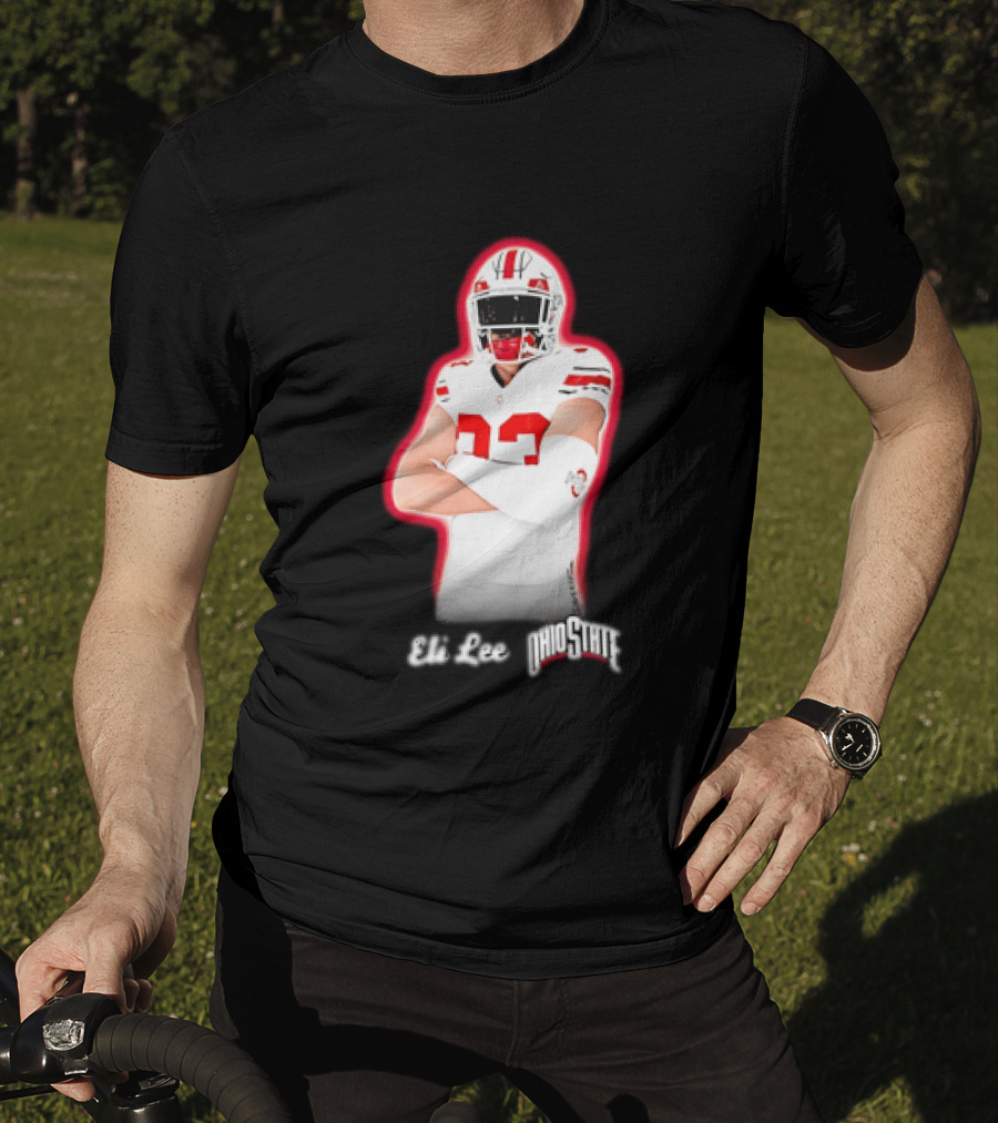 Ohio State Buckeyes Eli Lee 33 Football Player T-Shirt