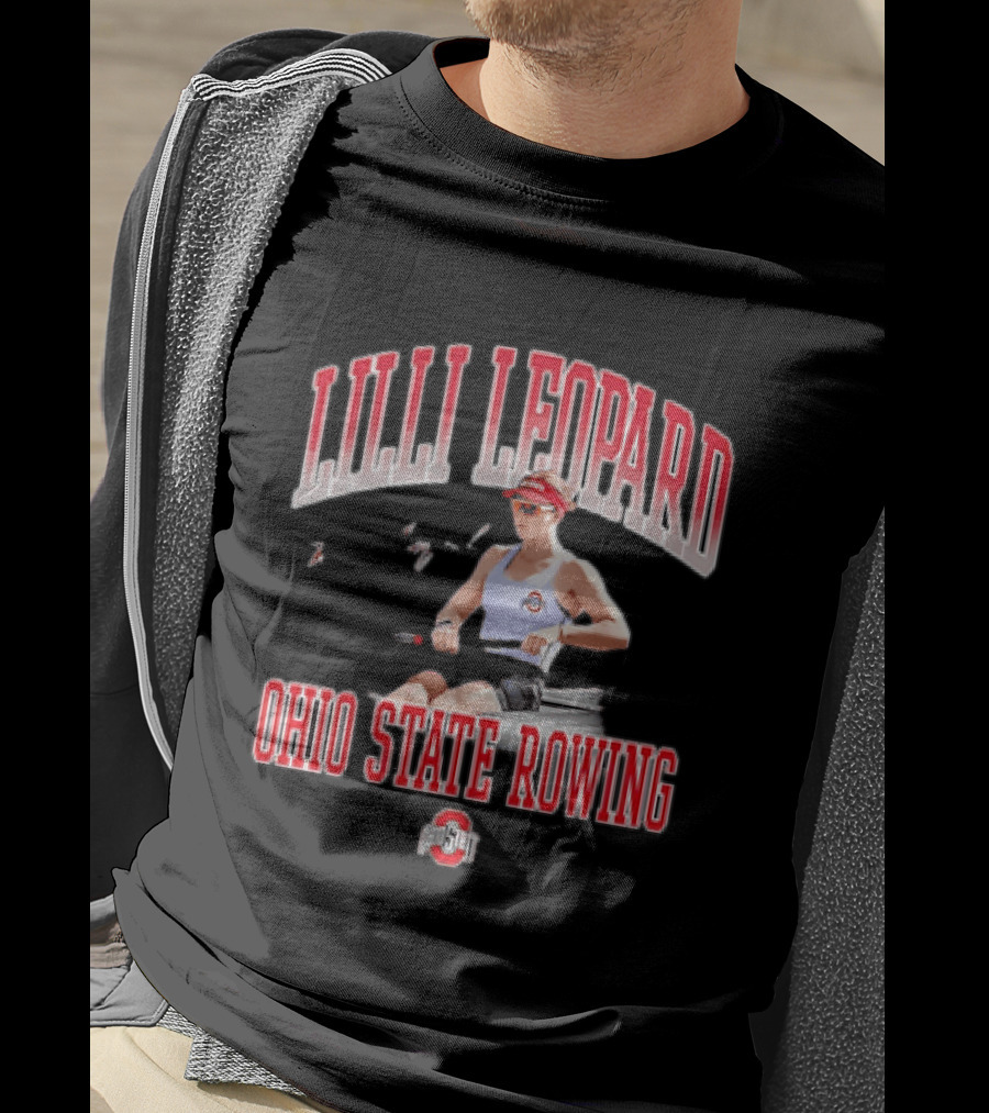 Lilli Leopard Ohio State Rowing T-Shirt