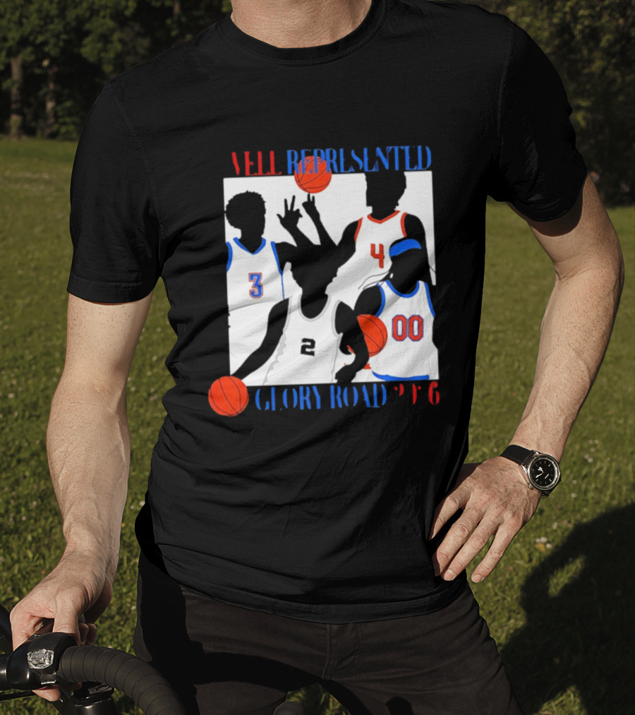 Well Represented Glory Road Basketball Team 2026 Number 3 4 2 00 T-Shirt