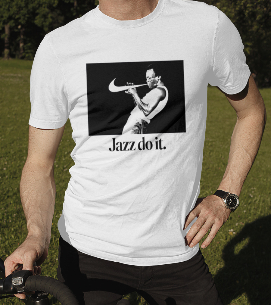 Miles Davis Jazz Do It Iconic Trumpet Player T-Shirt