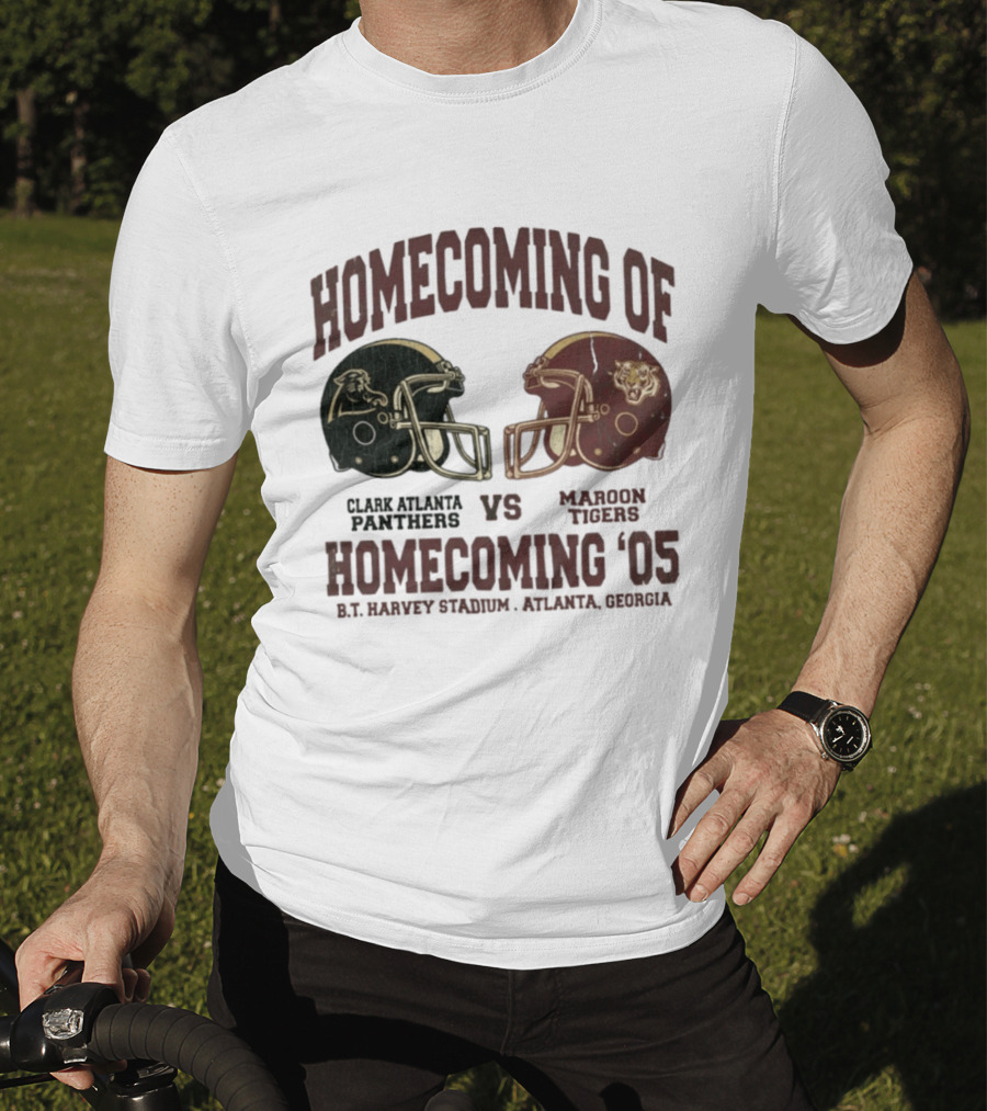 Clark Atlanta Panthers Vs Maroon Tigers Homecoming 2005 B.T. Harvey Stadium Atlanta Georgia T-Shirt