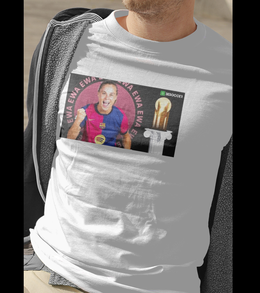 Ewa Pajor 2025 Gerd Muller Trophy Winner Barcelona FC BeSoccer T-Shirt