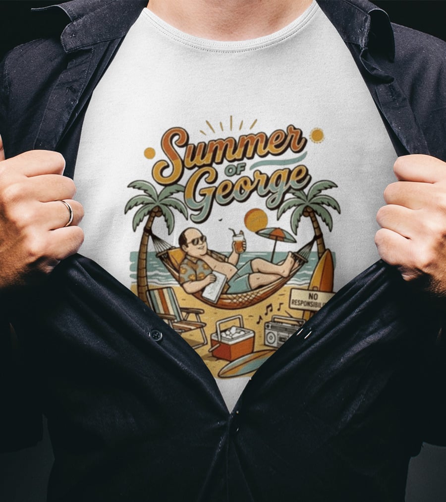 Summer Of George Seinfeld No Responsibilities Beach Relaxation T-Shirt