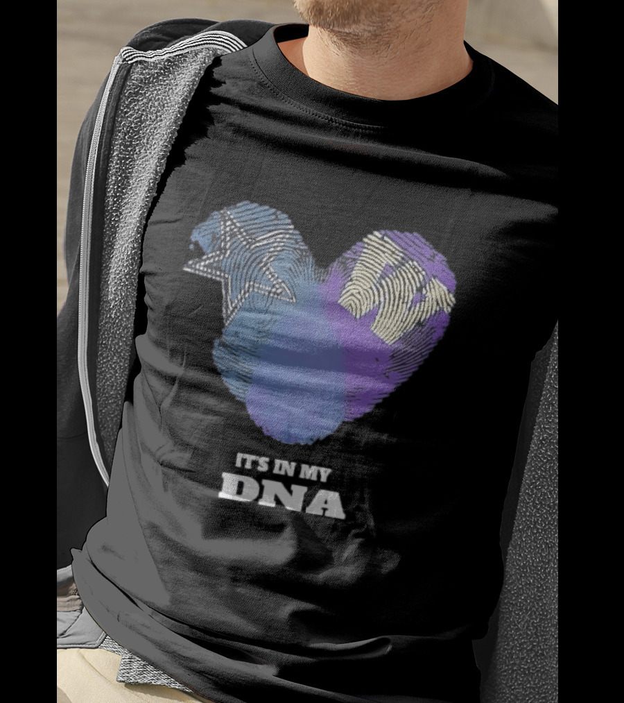 It's In My DNA Dallas Cowboys Star Symbol Fan Pride T-Shirt