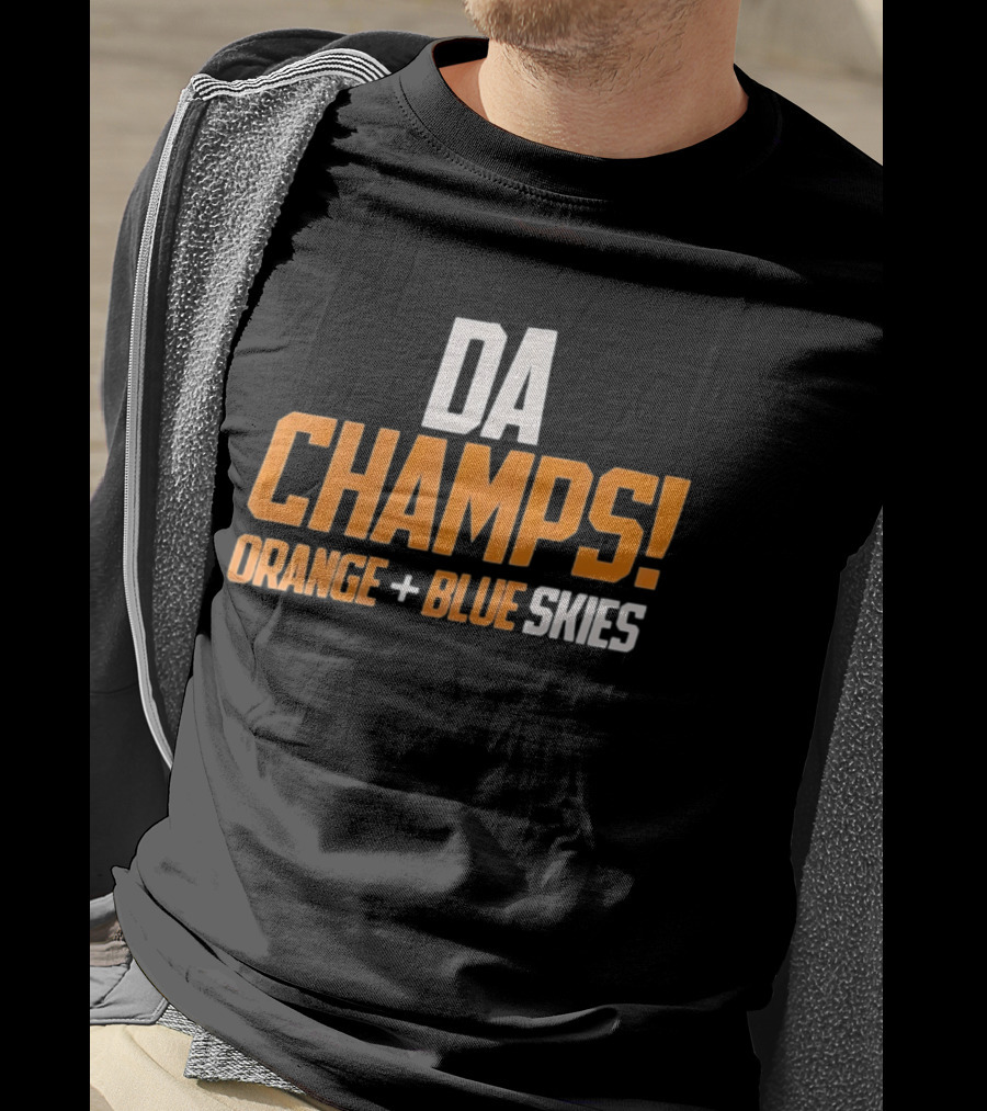 Da Champs Orange + Blue Skies T-Shirt