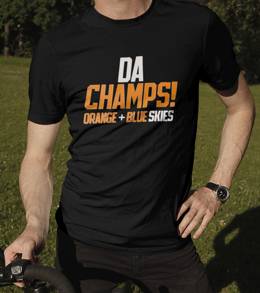 Da Champs Orange + Blue Skies T-Shirt