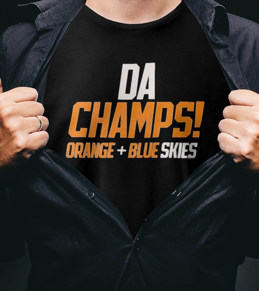 Da Champs Orange + Blue Skies T-Shirt