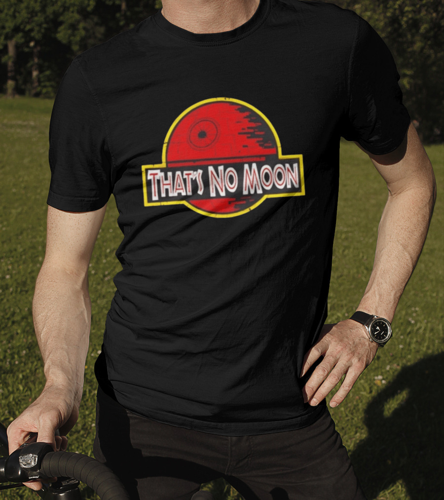 Death Star Jurassic Park That's No Moon Crossover Fan Merch T-Shirt