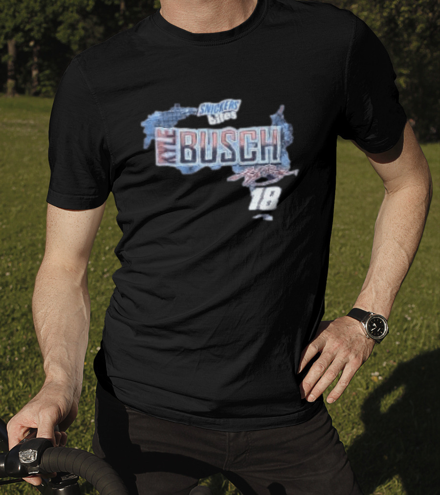 Kyle Busch Snickers Bites Joe Gibbs Racing NASCAR 18 T-Shirt