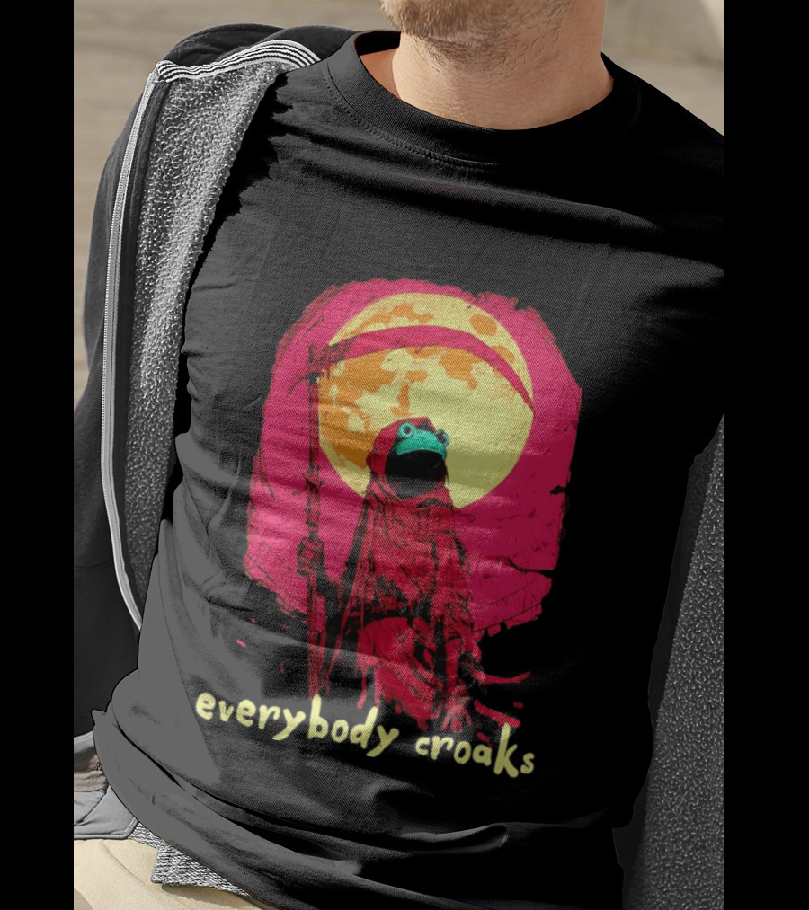 Everybody Croaks Frog Reaper Moon Scene T-Shirt
