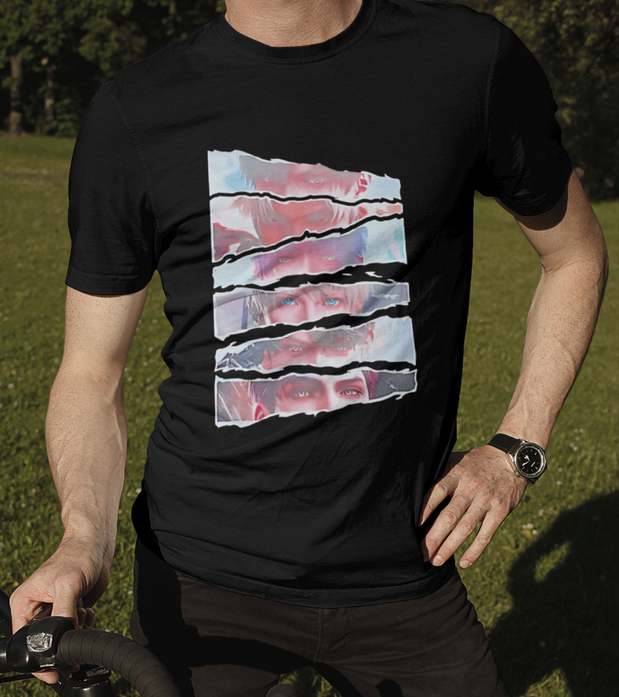 Love And Deepspace Otome Game Character Eyes Collage T-Shirt