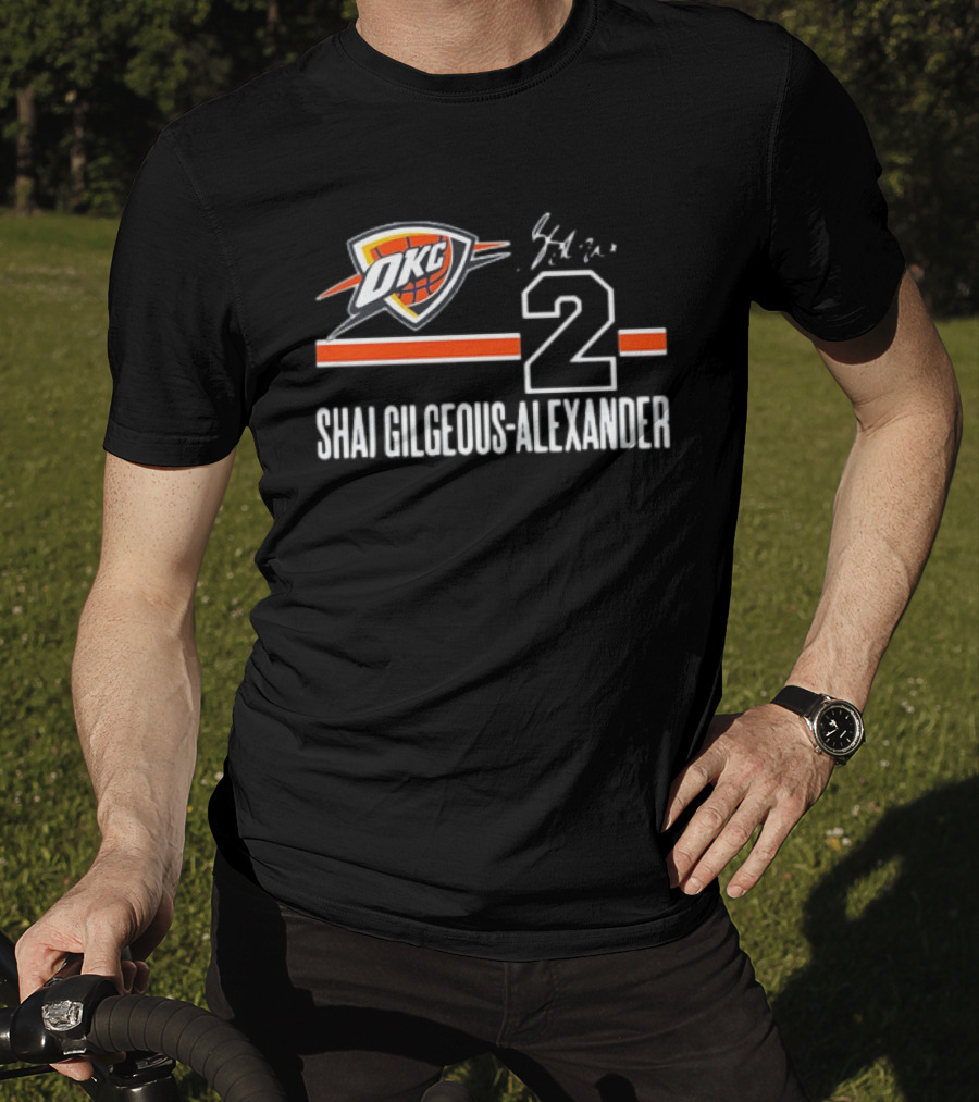 Shai Gilgeous Alexander OKC Thunder Signature 2 T-Shirt