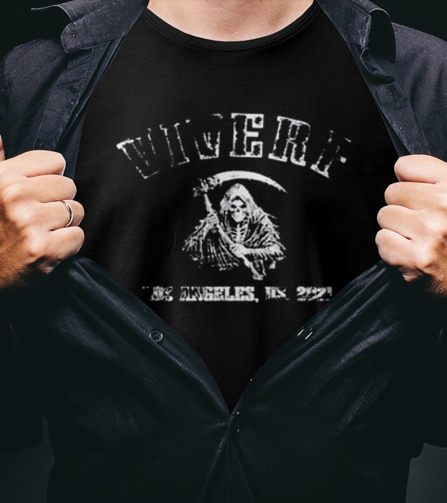 Viverf Skeleton Los Angeles US 2021 Grim Reaper T-Shirt