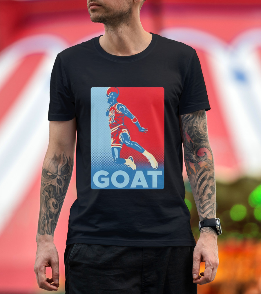 Michael Jordan GOAT Slam Dunk Chicago Bulls 23 T-Shirt