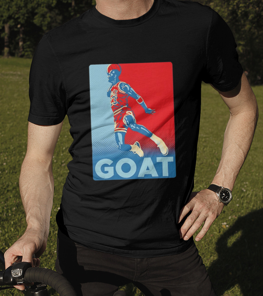Michael Jordan GOAT Slam Dunk Chicago Bulls 23 T-Shirt