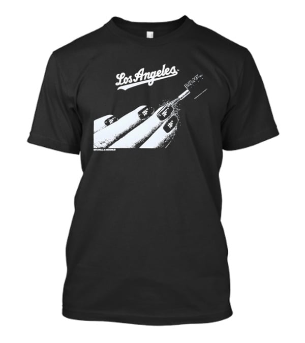 Mitchell & Ness Los Angeles Dodgers Nail Polish MLB T-Shirt