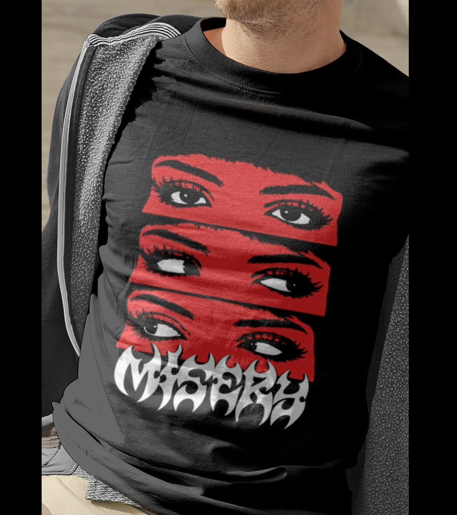 Misery Red Eyes Triple Stare T-Shirt