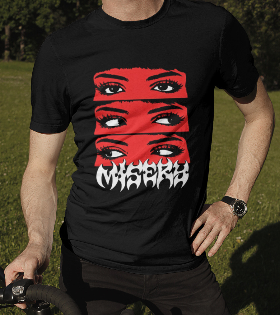 Misery Red Eyes Triple Stare T-Shirt