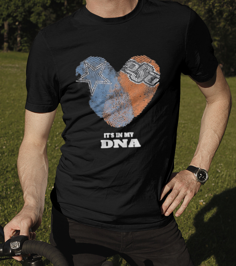 Texas Longhorns It's In My DNA Fingerprint Heart T-Shirt