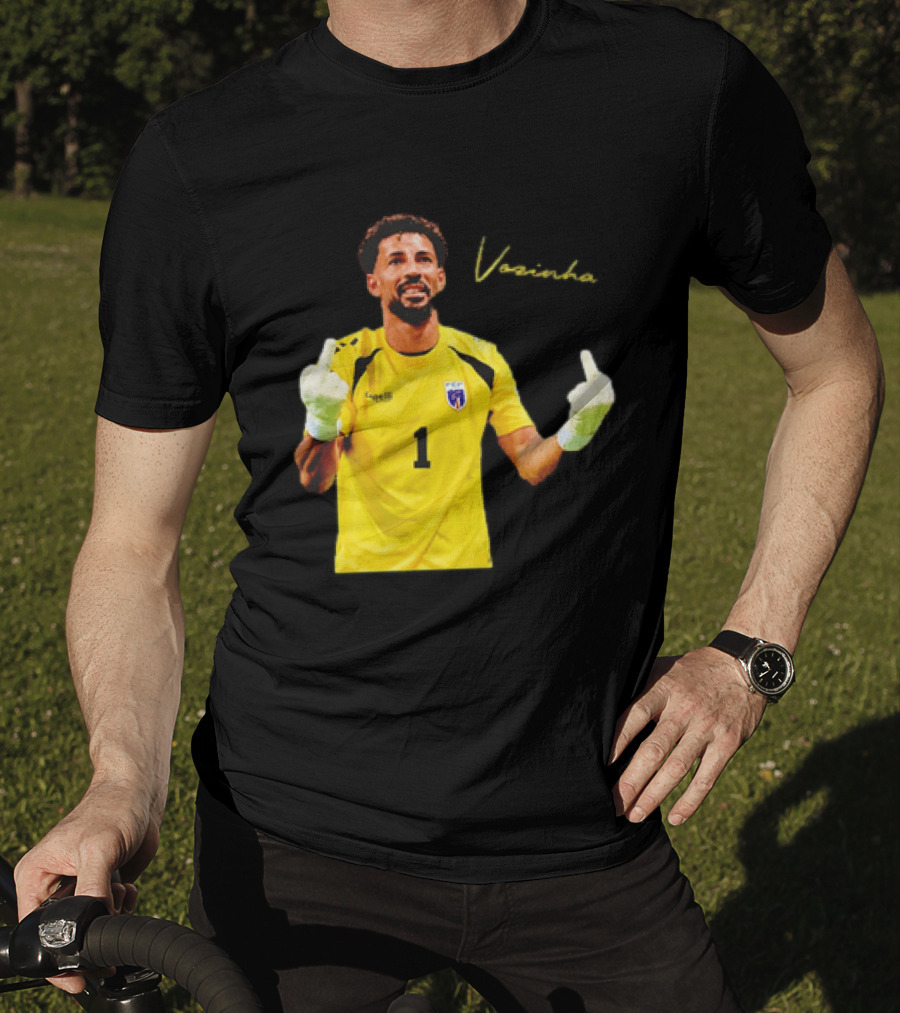 Vozinha Cape Verde National Team Number 1 Player Gesture T-Shirt