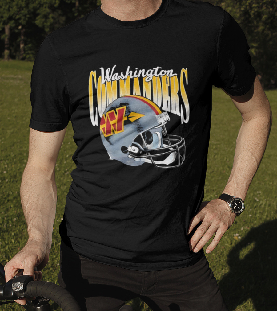 Washington Commanders Football Helmet Men's T-Shirt