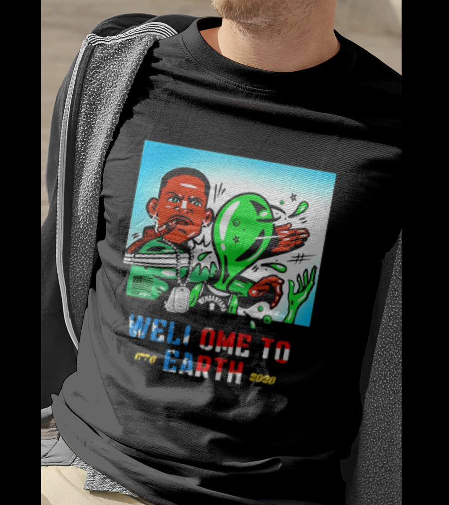 Victor Wembanyama San Antonio Spurs Welcome To Earth 1776 2026 T-Shirt