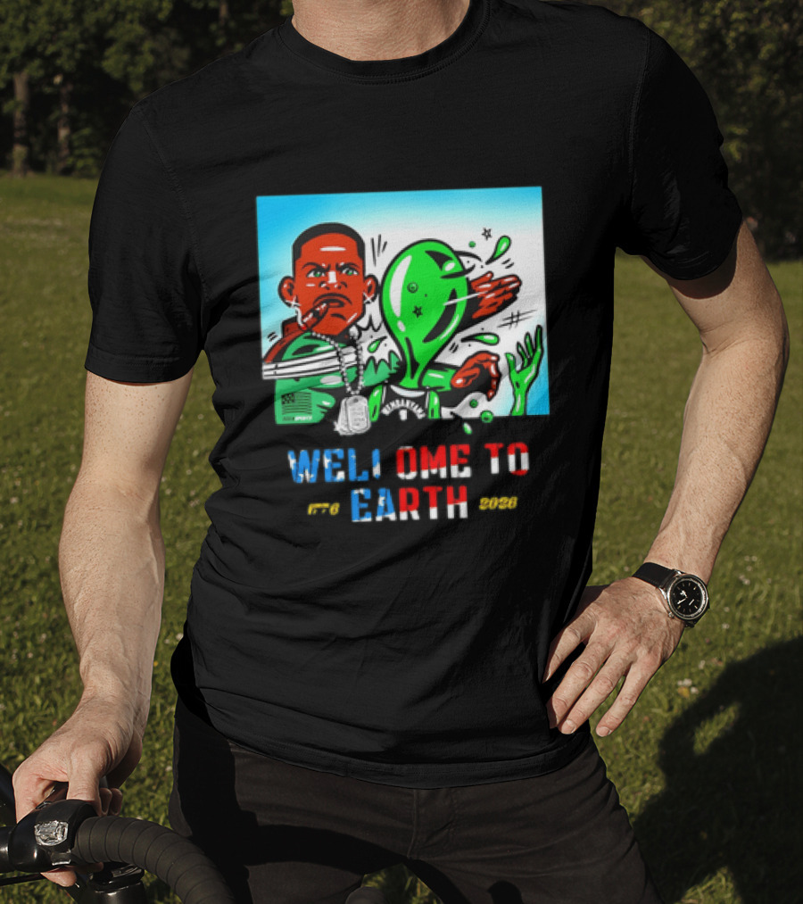 Victor Wembanyama San Antonio Spurs Welcome To Earth 1776 2026 T-Shirt