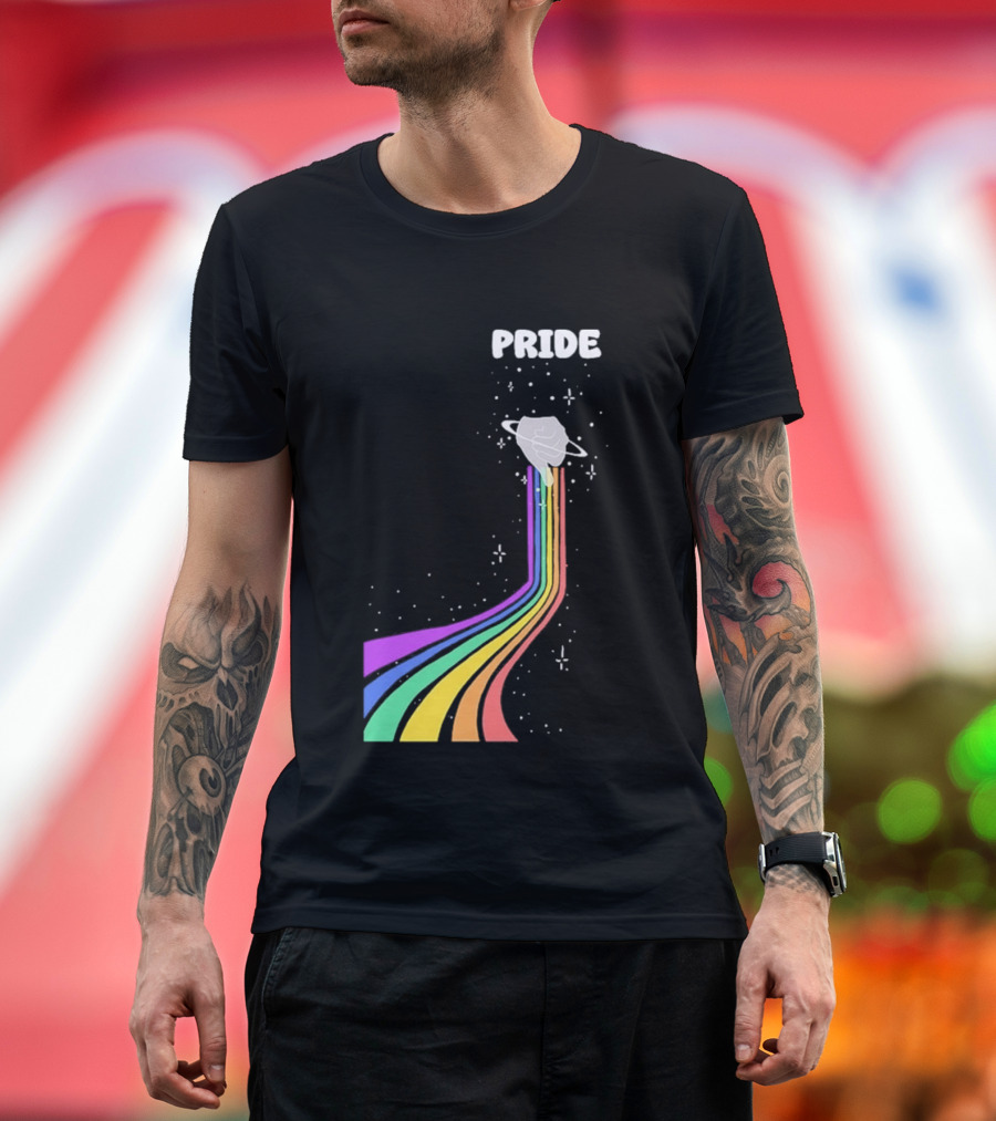 Pride Rainbow Space Hand Magic T-Shirt