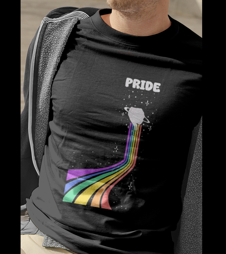 Pride Rainbow Space Hand Magic T-Shirt