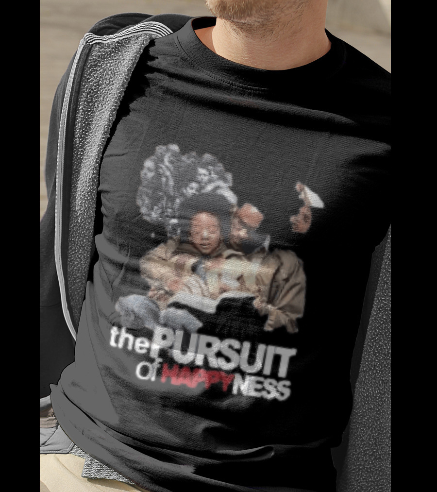 The Pursuit Of Happyness Will Smith Jaden Smith Movie Scene T-Shirt
