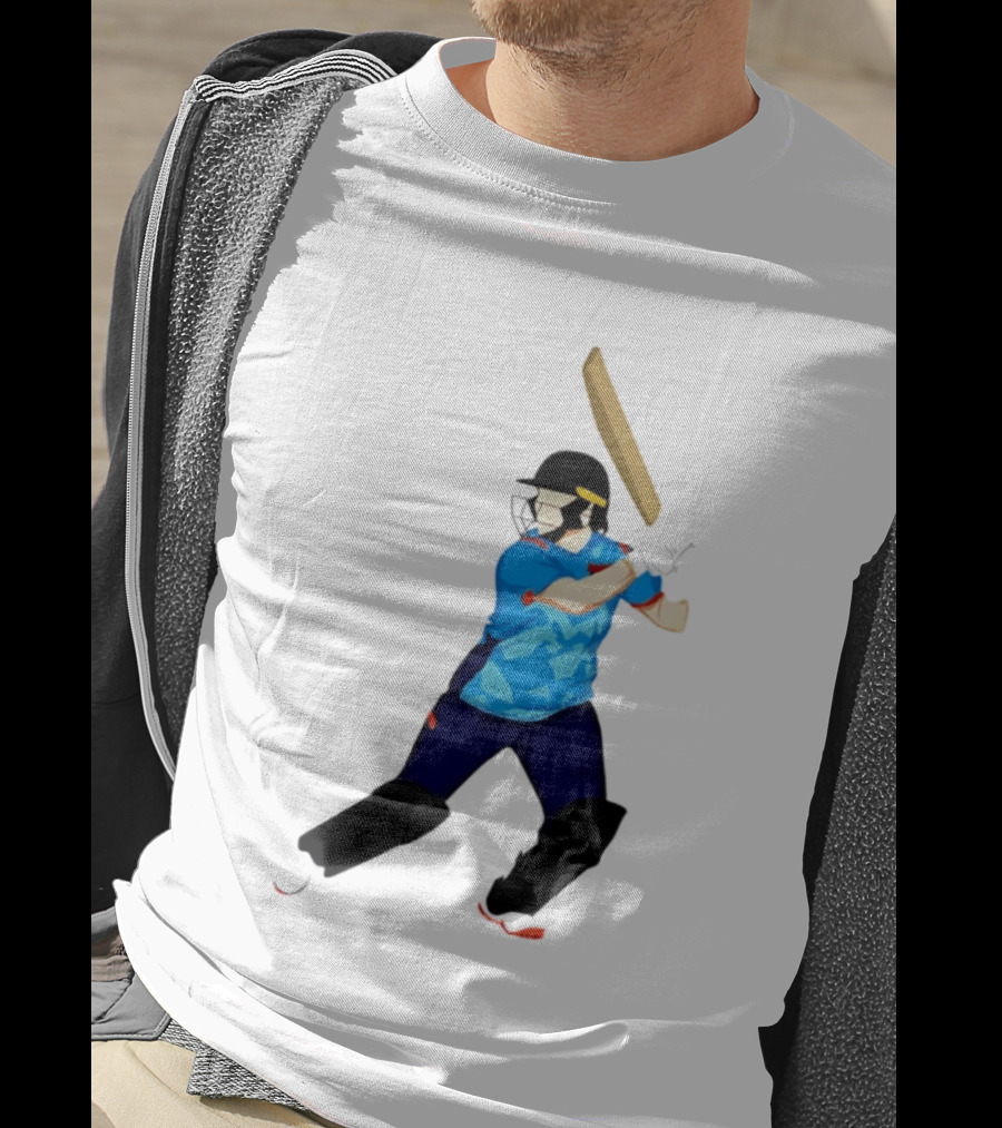 Alice Capsey Delhi Capitals Cricket WPL Player Batting T-Shirt