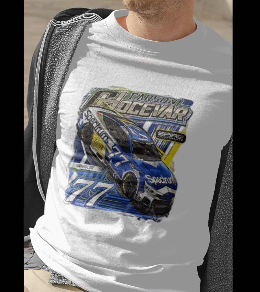 Carson Hocevar 77 Spectrum Chevrolet Camaro Spire Motorsports NASCAR Racing Team T-Shirt