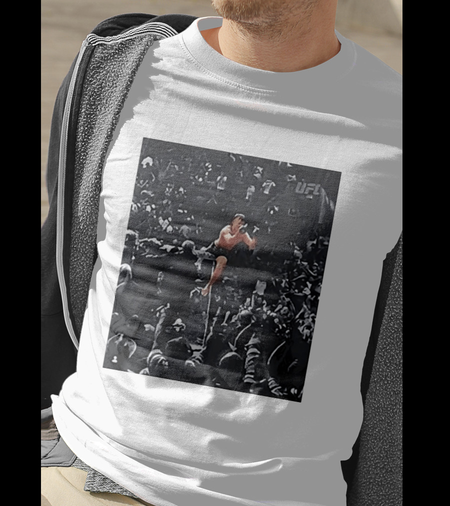 Diego Lopes UFC Middle Finger Crowd Moment T-Shirt