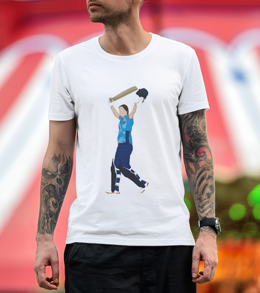 Nat Sciver Brunt England Cricket Iconic Batting Celebration T-Shirt