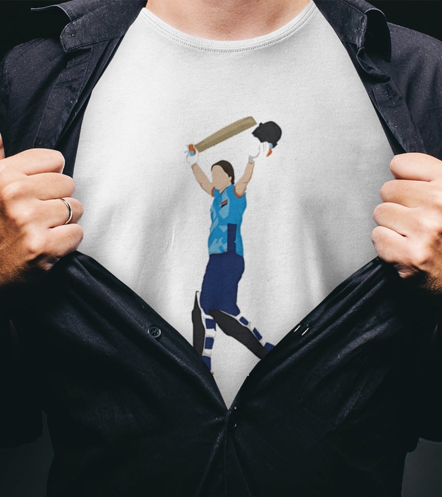 Nat Sciver Brunt England Cricket Iconic Batting Celebration T-Shirt