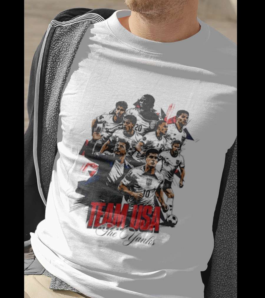 Team USA The Yanks USMNT Collage T-Shirt