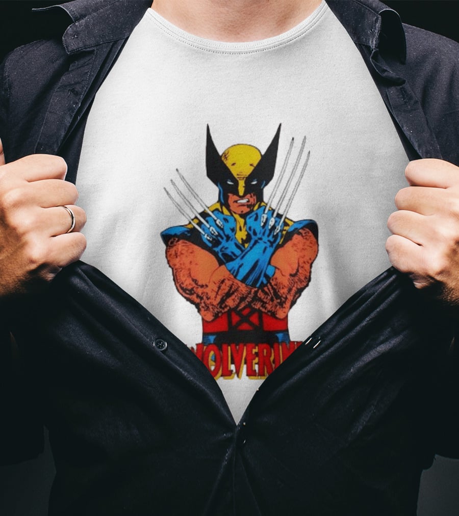 Wolverine Marvel Comics X Men Crossed Claws Wolverine T-Shirt
