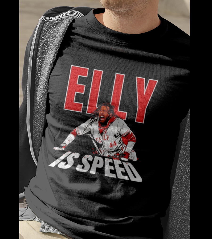 Elly De La Cruz Cincinnati Reds Elly 44 Is Speed T-Shirt