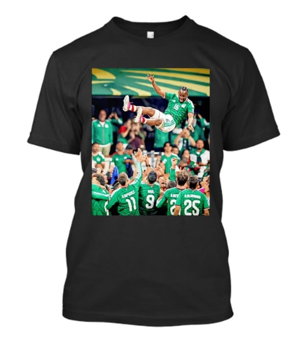 Mexican Football Celebration Julián Quiñones S. Giménez Raúl A. Alvarado Team Spirit T-Shirt