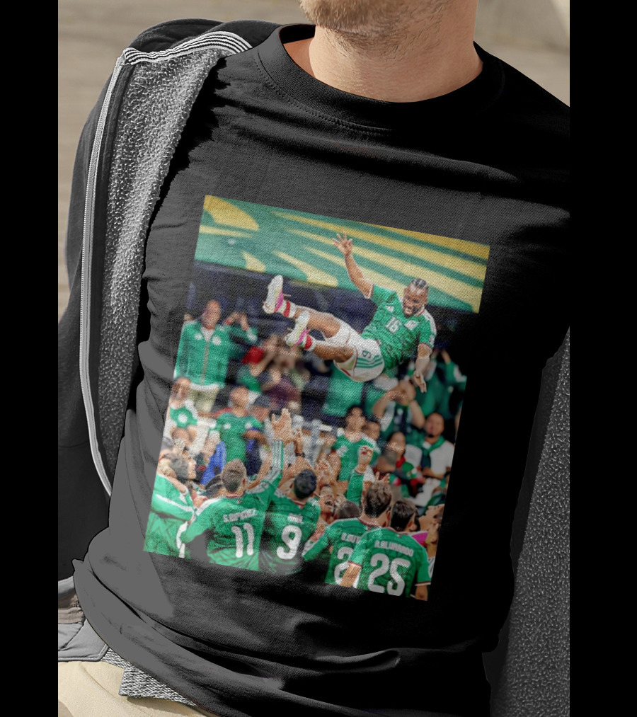 Mexican Football Celebration Julián Quiñones S. Giménez Raúl A. Alvarado Team Spirit T-Shirt
