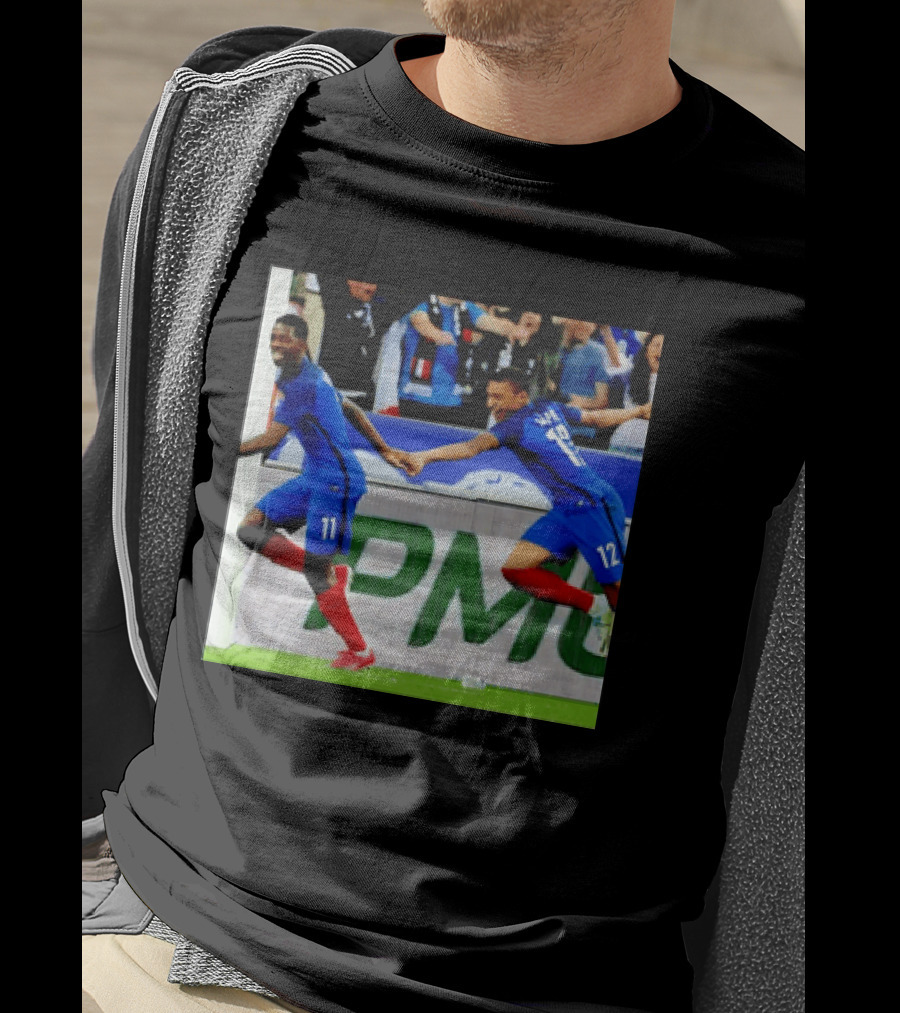 France National Team Kylian Mbappé Ousmane Dembélé Celebration T-Shirt