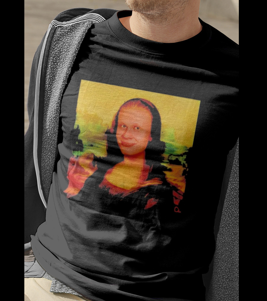 Mona Lisa Erling Haaland Manchester City Meme T-Shirt