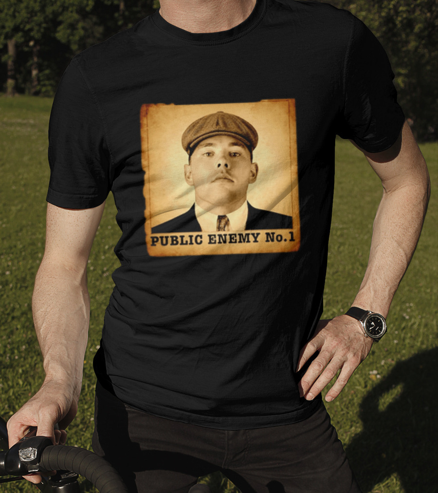 Los Angeles Dodgers Public Enemy No 1 Vintage Wanted T-Shirt