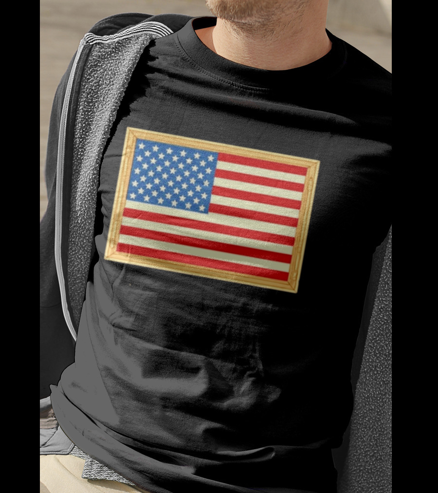 Theodore Roosevelt We Must Dare To Be Great American Flag T-Shirt