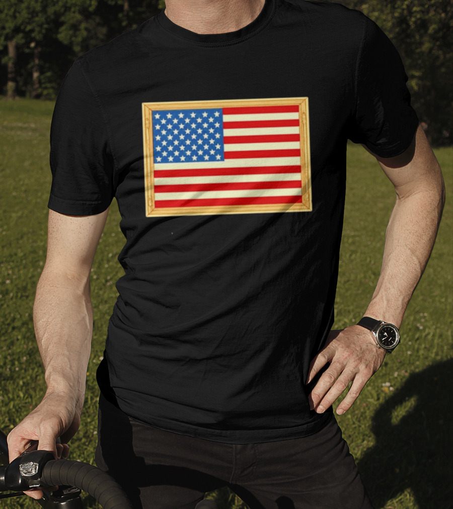 Theodore Roosevelt We Must Dare To Be Great American Flag T-Shirt