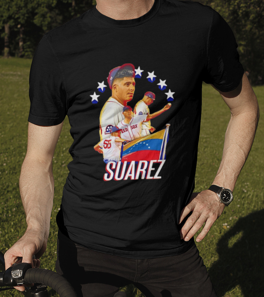Ranger Suarez Philadelphia Phillies MLB Venezuela Flag Star Baseball T-Shirt