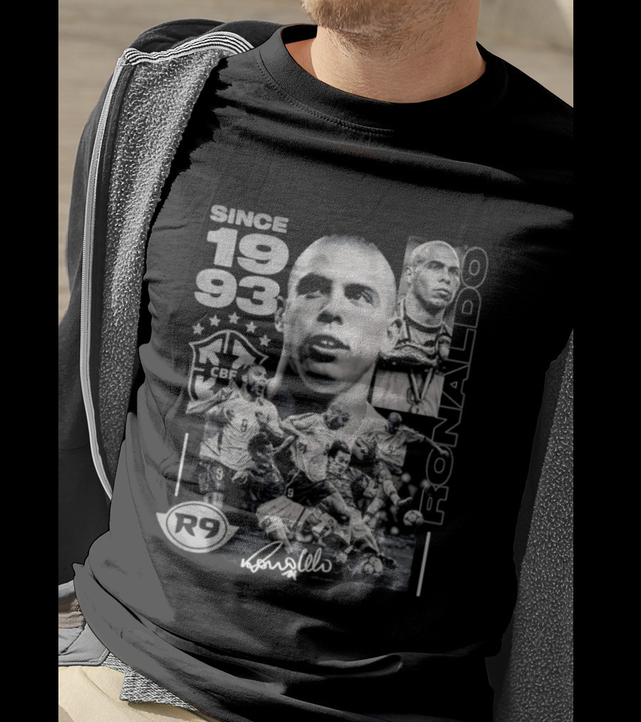 Ronaldo Nazario R9 Brazil CBF Since 1993 T-Shirt