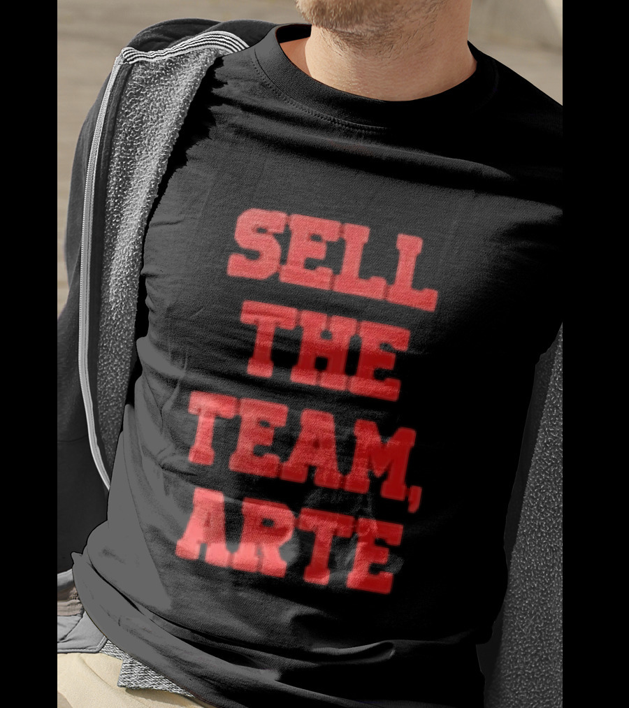 Sell The Team Arte Rallying Cry Fan Expression T-Shirt